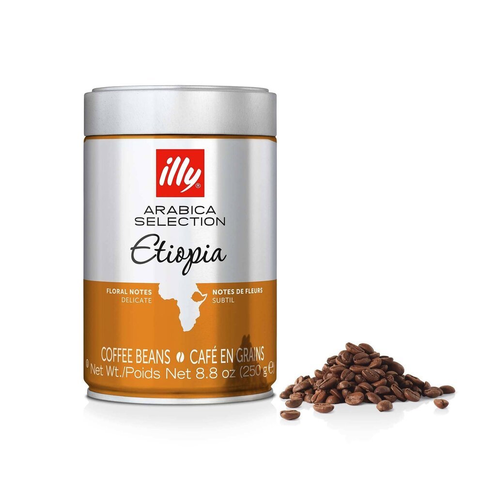 Kavos pupelės illy Arabica Selection Etiopia, 250 g цена и информация | Kava, kakava | pigu.lt
