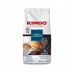 Kavos pupelės Kimbo Classico Espresso, 1 kg kaina ir informacija | Kimbo Maisto prekės | pigu.lt