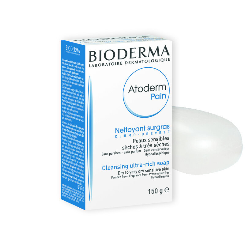 Rankų muilas Bioderma Atoderm 150g цена и информация | Muilai | pigu.lt