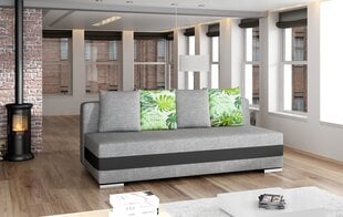 Sofa NORE Calia, pilka/juoda kaina ir informacija | Sofos | pigu.lt