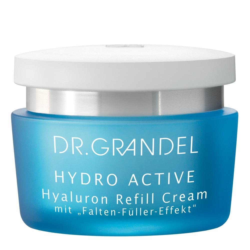 Gilaus drėkinimo veido kremas Dr. Grandel Hydro Active Hyaluron Refill Cream 50 ml kaina ir informacija | Veido kremai | pigu.lt