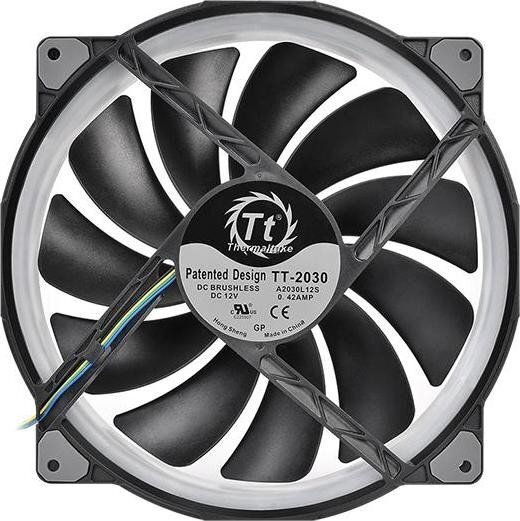 Thermaltake Riing Plus 20 RGB Case Fan TT Premium Edition (CL-F069-PL20SW-A) kaina ir informacija | Korpusų priedai | pigu.lt