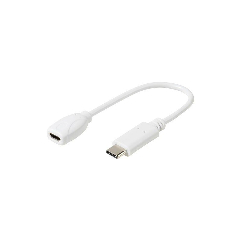 Vivanco adapteris USB-C - microUSB (37558) kaina ir informacija | Kabeliai ir laidai | pigu.lt