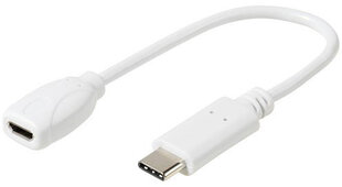 Vivanco адаптер USB-C - microUSB (37558) цена и информация | Кабели и провода | pigu.lt