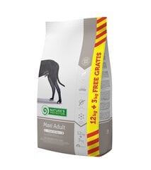 Nature's Protection sausas maistas didelių veislių šunims Maxi Adult, 15 kg kaina ir informacija | Nature's Protection Gyvūnų prekės | pigu.lt