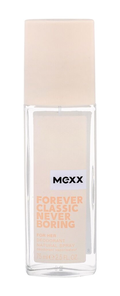 Purškiamas dezodorantas Mexx Forever Classic Never Boring For Her moterims 75 ml kaina ir informacija | Parfumuota kosmetika moterims | pigu.lt
