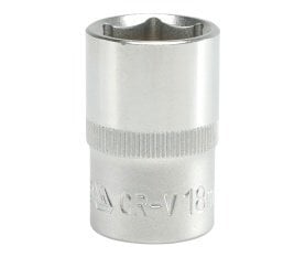 Головка накидная, шестигранная, CrV, 1/2 18mm цена и информация | Механические инструменты | pigu.lt