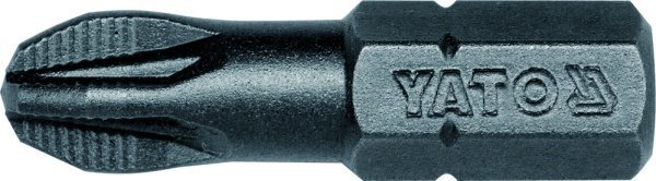 Atsuktuvo antgalis Yato PZ 3 x 25 mm, 1/4 kaina ir informacija | Mechaniniai įrankiai | pigu.lt