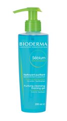 Valomasis veido gelis Bioderma Sebium 200 ml kaina ir informacija | Veido prausikliai, valikliai | pigu.lt