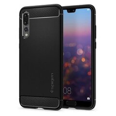 Spigen, skirtas Huawei P20 Pro, Juoda kaina ir informacija | Telefono dėklai | pigu.lt