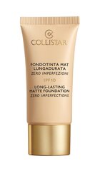 Matinis makiažo pagrindas Collistar Long-Lasting Matte SPF10 30 ml, 0 cameo цена и информация | Пудры, базы под макияж | pigu.lt