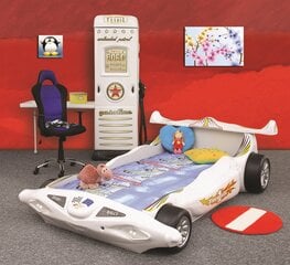 Lova su čiužiniu Formula 1, 90x200 cm, balta kaina ir informacija | Vaikiškos lovos | pigu.lt