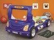 Lova su čiužiniu Truck, 90x180 cm, mėlyna цена и информация | Vaikiškos lovos | pigu.lt