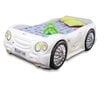 Lova su čiužiniu Sleep Car, 90x180 cm, balta kaina ir informacija | Vaikiškos lovos | pigu.lt