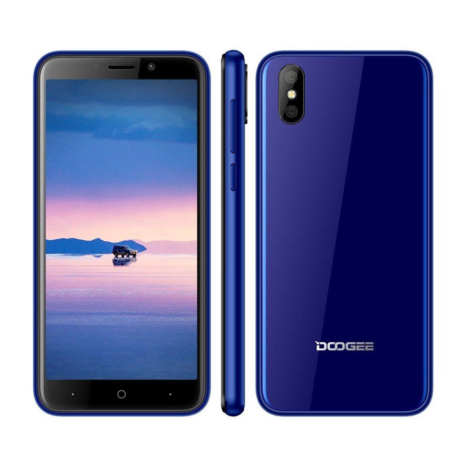 DOOGEE X50, 1/8 GB, Mėlyna kaina ir informacija | Mobilieji telefonai | pigu.lt