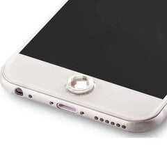 Mocco Universal Home Button Стикер Украшение Apple iPhone / iPad Серебряный цена и информация | Запчасти для телефонов и инструменты для их ремонта | pigu.lt