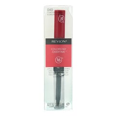 Skysti lūpų dažai Revlon ColorStay Over Time + fiksavimo priemonė 040 Forever Scarlett 2+2 ml kaina ir informacija | Lūpų dažai, blizgiai, balzamai, vazelinai | pigu.lt