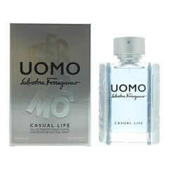 Мужская парфюмерия Casual Life Salvatore Ferragamo EDT: Емкость - 100 мл цена и информация | Мужские духи | pigu.lt