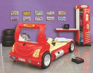 Кровать с матрасом Truck, красная цена и информация | Детские кровати | pigu.lt