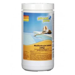 Baseino vandens priežiūros priemonė Planet Pool Chemochlor Multitabl, 200 g, 5 vnt./1 kg цена и информация | Химия для бассейнов | pigu.lt