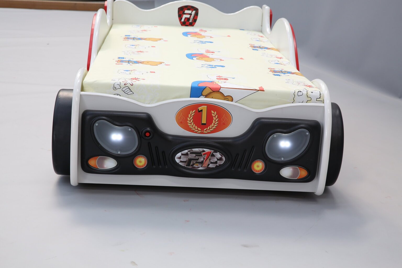 Lova su čiužiniu Monza Mini, 80x160 cm, balta kaina ir informacija | Vaikiškos lovos | pigu.lt