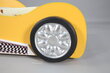 Lova su čiužiniu Monza Mini, 80x160 cm, geltona цена и информация | Vaikiškos lovos | pigu.lt