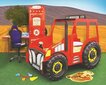 Lova su čiužiniu Tractor, 90x180 cm, raudona kaina ir informacija | Vaikiškos lovos | pigu.lt