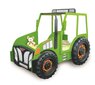 Lova su čiužiniu Tractor, 90x180 cm, žalia цена и информация | Vaikiškos lovos | pigu.lt