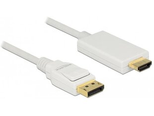 Delock 83818, DP/HDMI, 2 м цена и информация | Кабели и провода | pigu.lt