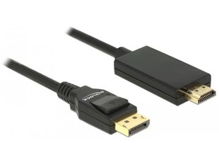 Delock 85316DP/HDMI-A, 1 m kaina ir informacija | Kabeliai ir laidai | pigu.lt