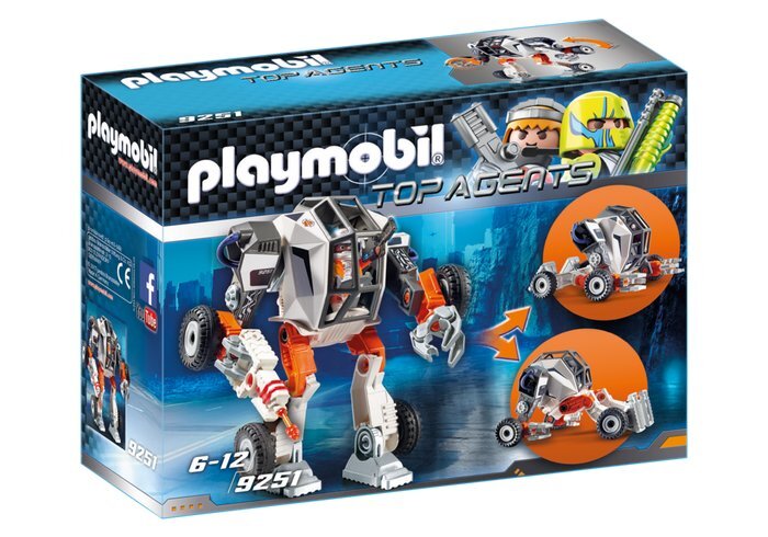 9251 PLAYMOBIL® Top Agents, Агент T.E.C робот цена | pigu.lt