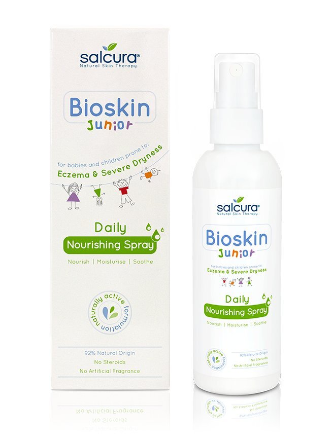 Purškiama maitinamoji priemonė probleminei vaikų kūno odai Salcura Bioskin Junior Daily Nourishing Spray 100 ml цена и информация | Kosmetika vaikams ir mamoms | pigu.lt