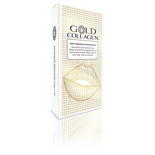 Lūpų balzamas Gold Collagen Anti-Ageing 4 g kaina ir informacija | Lūpų dažai, blizgiai, balzamai, vazelinai | pigu.lt