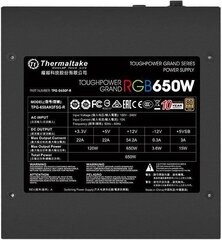 Thermaltake PS-TPG-0650FPCGEU-R kaina ir informacija | Maitinimo šaltiniai (PSU) | pigu.lt