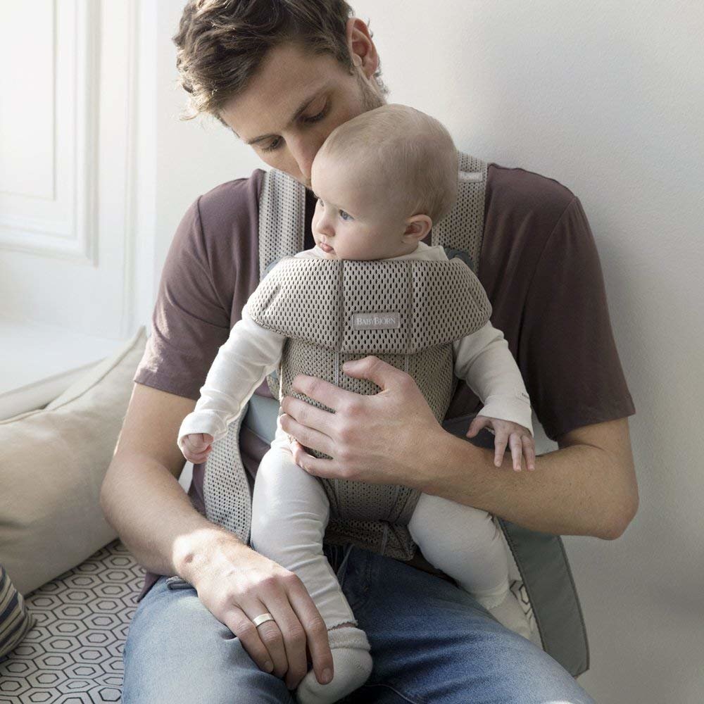 Nešioklė Babybjörn Mini Carrier, Greige kaina ir informacija | Nešioklės | pigu.lt