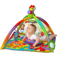 PLAYGRO игровой коврик со световыми и звуковыми эффектами Woodlands, 0186993 цена и информация | Развивающие коврики | pigu.lt