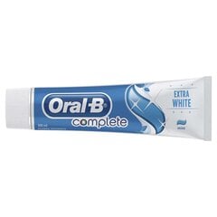 Зубная паста  Oral-B Complete Extra White 75 мл цена и информация | Зубные щетки, пасты | pigu.lt