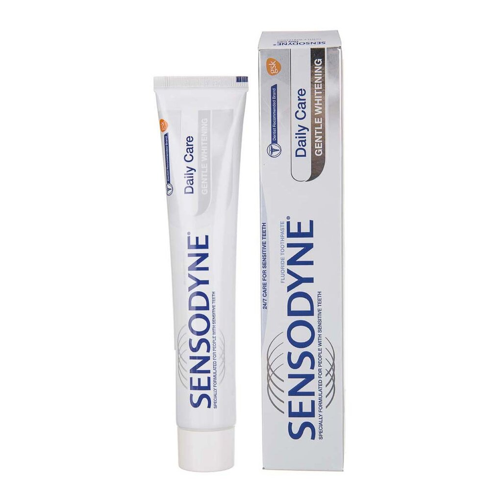 Dantų pasta Sensodyne Daily Care Gentle Whitening 75 ml цена и информация | Dantų šepetėliai, pastos | pigu.lt