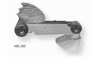 Sriegio žingsnio matuoklis WW-MM 0,25-6,0mm 52 vnt. 4-62mm Scala kaina ir informacija | Mechaniniai įrankiai | pigu.lt