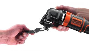 BLACK + DECKER MT300KA-QS-Многоосцилляторный осциллятор 300 Вт с аксессуарами и аксессуарами цена и информация | Шлифовальные машины | pigu.lt