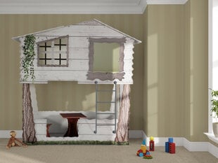 Двухъярусная кровать с матрасами Tree House, белая цена и информация | Plastiko Детская мебель | pigu.lt