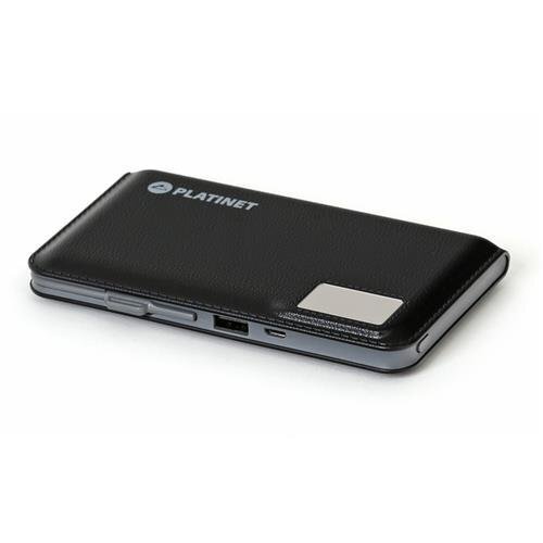 Universali nešiojama baterija Platinet (PMPB12PLB) 12000 mAh, LCD + 2 x USB, 5V/2.1A, juodos odos apdaila kaina ir informacija | Atsarginiai maitinimo šaltiniai (power bank) | pigu.lt