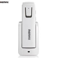 Laisvų rankų įranga Remax RB-T6C Bluetooth 4.1 su įkrovikliu, baltos spalvos kaina ir informacija | Laisvų rankų įranga | pigu.lt
