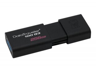 MEMORY DRIVE FLASH USB3 256GB/DT100G3/256GB KINGSTON цена и информация | USB накопители | pigu.lt
