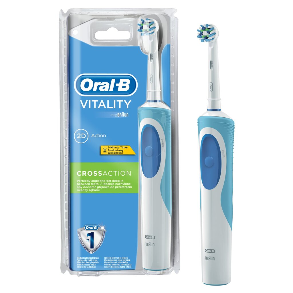 Elektrinis dantų šepetėlis Oral-B Vitality Precision Clean kaina ir informacija | Elektriniai dantų šepetėliai | pigu.lt