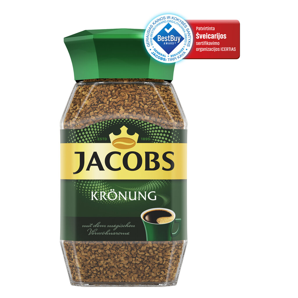 Tirpi kava Jacobs Kronung, 200g kaina ir informacija | Kava, kakava | pigu.lt
