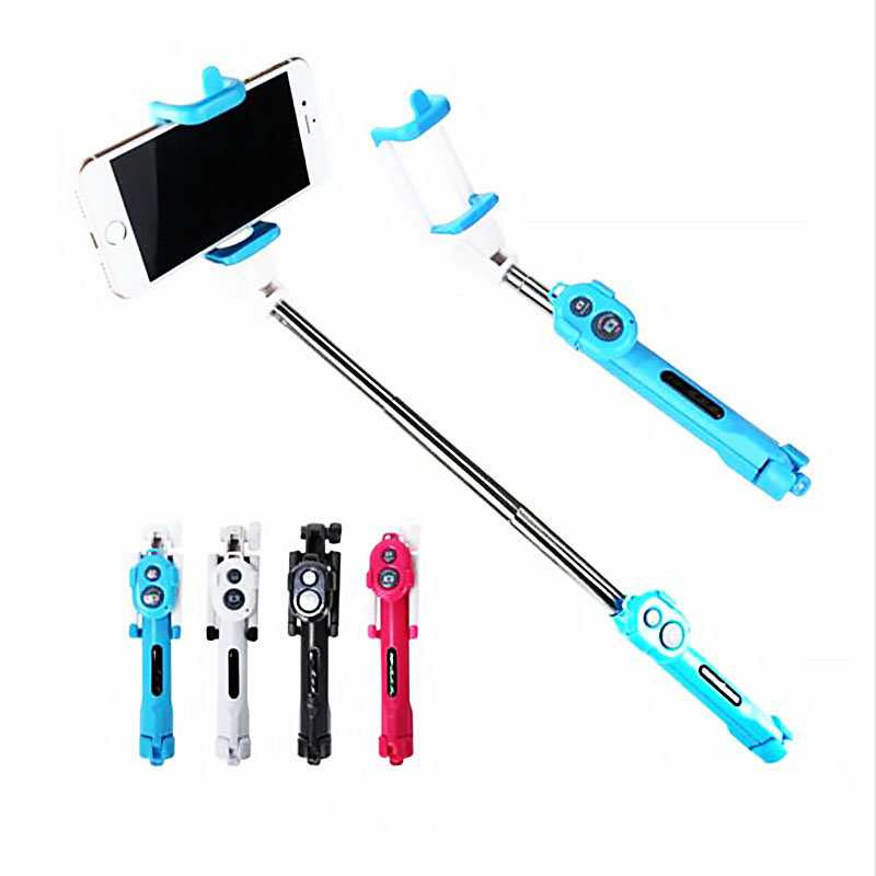 Asmenukių lazda - trikojis su Bluetooth valdymo pulteliu LKS-01 Juoda kaina ir informacija | Asmenukių lazdos (selfie sticks) | pigu.lt