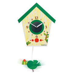 Настенные часы с маятником Птичка цена и информация | Часы | pigu.lt