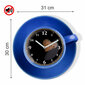 Sieninis laikrodis su spauda Kavos puodelis kaina ir informacija | Laikrodžiai | pigu.lt