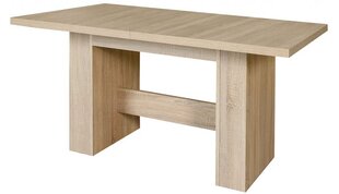 Išskleidžiamas stalas EST41, ąžuolo spalvos kaina ir informacija | Virtuvės ir valgomojo stalai, staliukai | pigu.lt